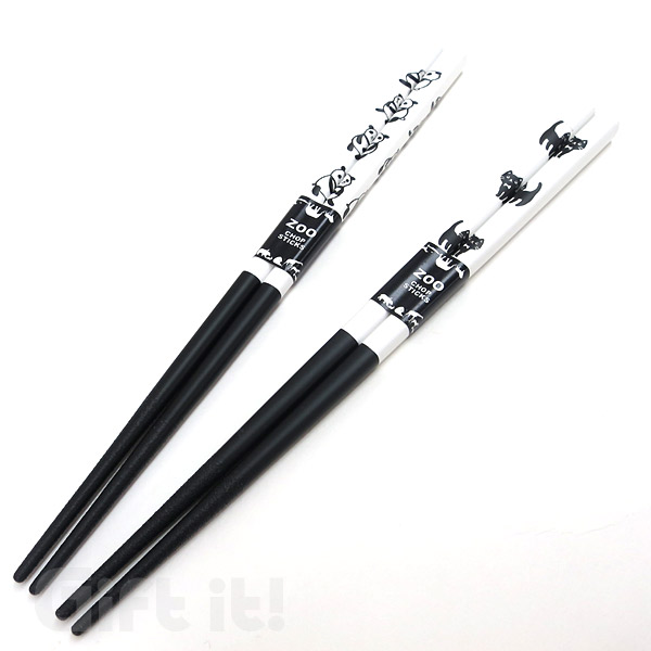 食洗箸 塗分 アニマル 180mm