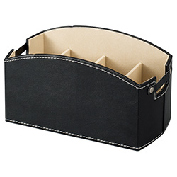 [即購入OK]楡(ニレ)の無垢材　仕切り付きリモコンBOX 新品未使用 即購入OK]楡(ニレ)の無垢材 仕切り付きリモコンBOX 新品未使用