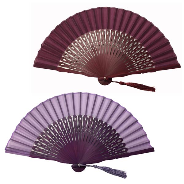 染色骨シルク御扇子 江戸