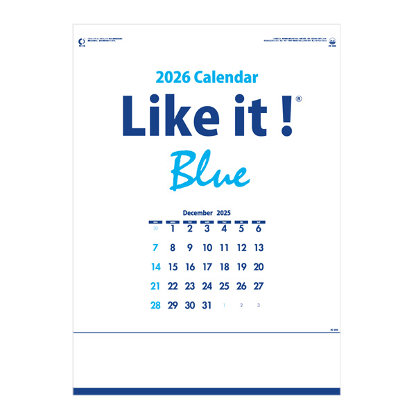 Like it！Blue