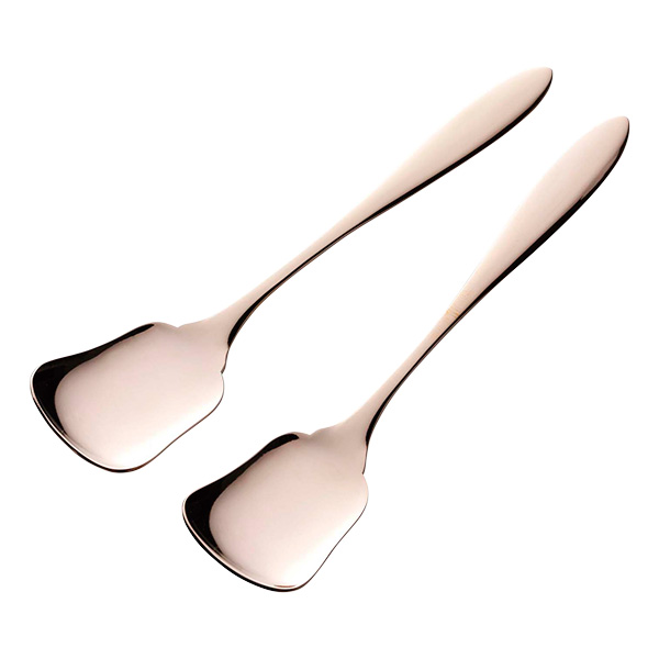 取扱終了｜ボンメルト 銅製アイスクリームスプーンセット（ピンク