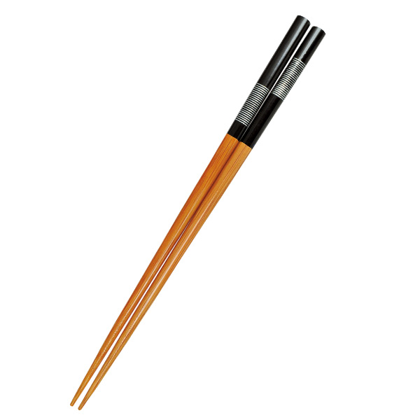 スス竹銀カブキ 23cm 箸（食器洗浄機対応）