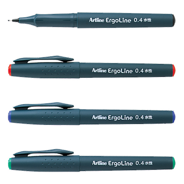 シャチハタ　artline エルゴライン サインペン0.4