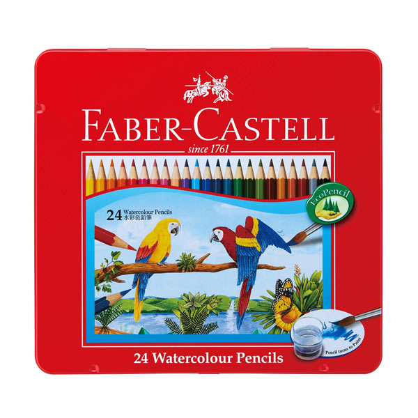 FABER-CASTELL 水彩色鉛筆 24色セット