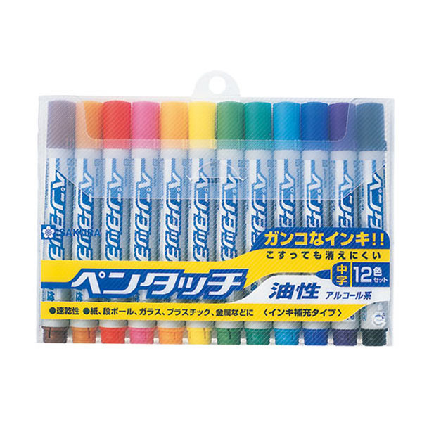 サクラクレパス ペンタッチ中字 12色セット