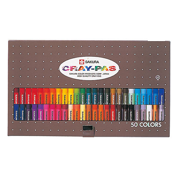 サクラクレパス クレパス太巻50色セット