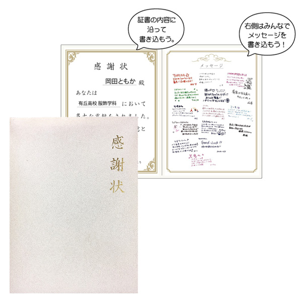 感謝状色紙