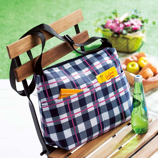 todayful チェックショルダーバッグ　ノベルティ Todayful ノベルティ チェックショルダーバッグ BLU 新品未開封