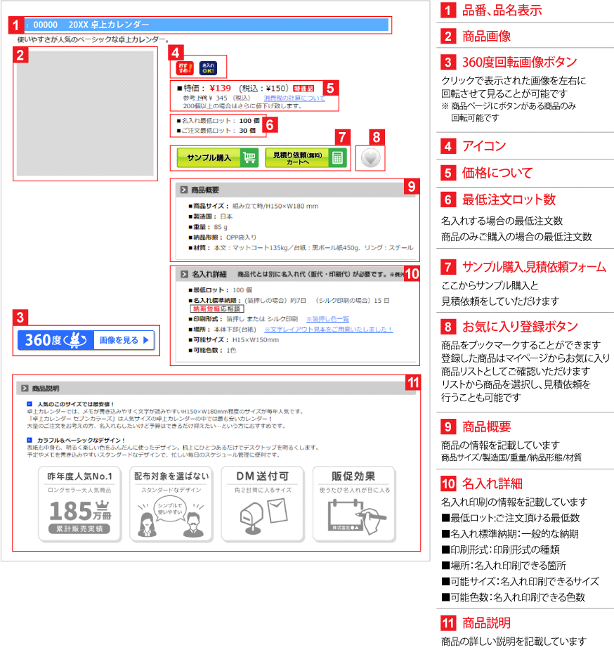 商品ページ