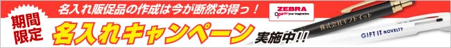 名入れ無料キャンペーン