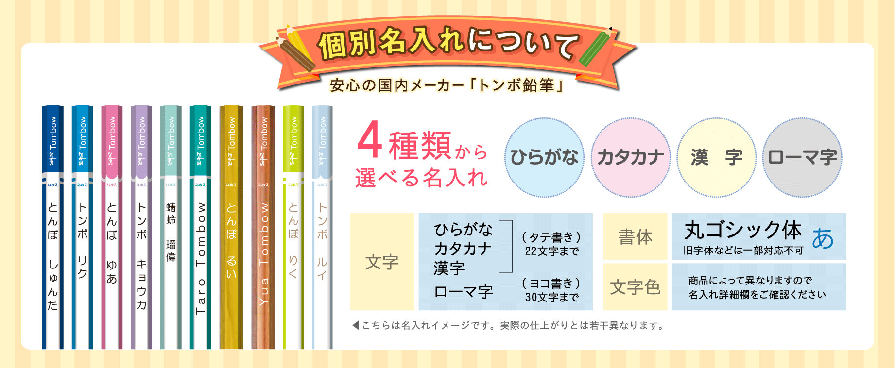 個別名入れ説明