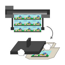 印刷の流れ　転写印刷③