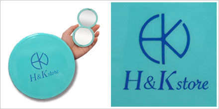 パステルカラー ラウンドミラー