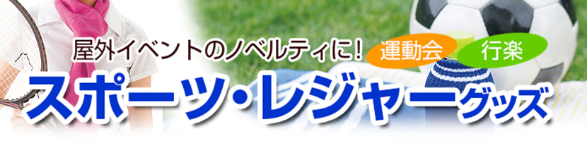 スポーツグッズ特集タイトル画像