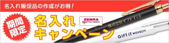 名入れ無料キャンペーン